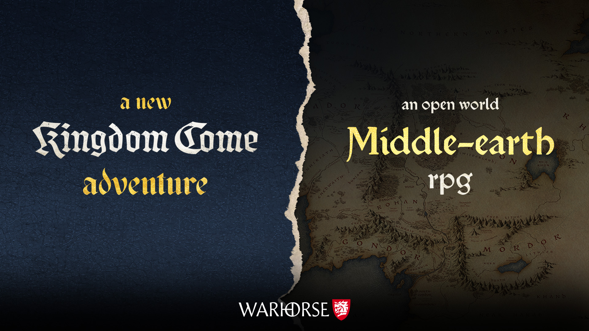 Neues Kingdom Come Spiel und Mittlererde RPG in Entwicklung