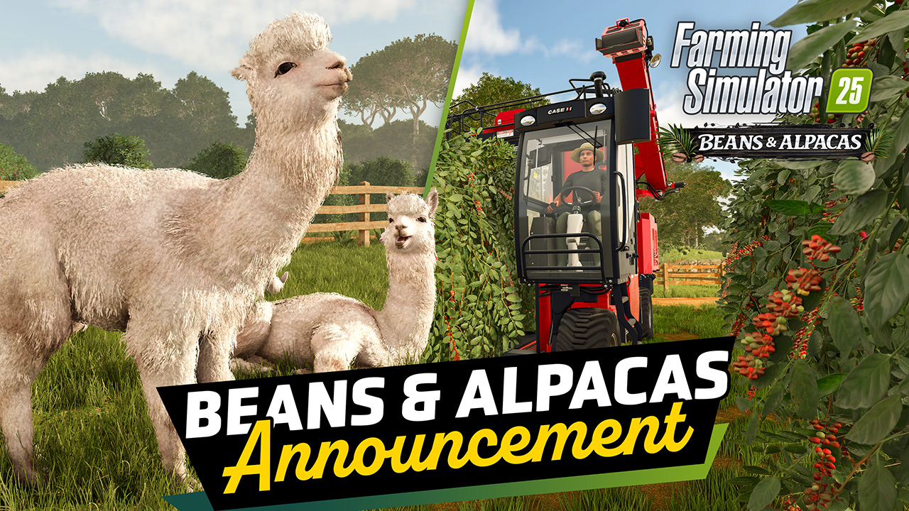 Landwirtschafts-Simulator 25 - Beans & Alpacas Erweiterung angekündigt