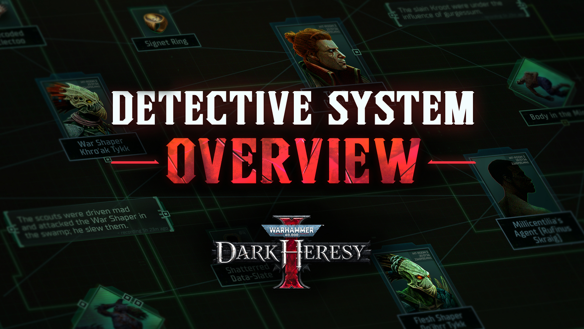 Das Detektiv-System in Warhammer 40.000: Dark Heresy