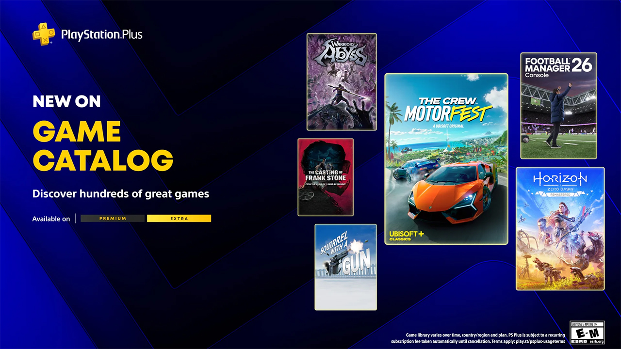 PlayStation Plus Extra / Premium: April 2026 Neuzugänge