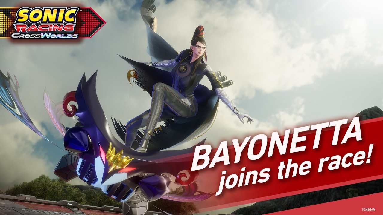 Sonic Racing: CrossWorlds – Bayonetta als kostenloser Charakter angekündigt