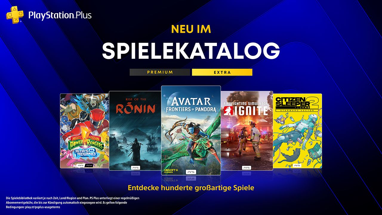 PlayStation Plus Extra / Premium: Juli 2026 Neuzugänge