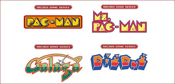 Arcade Game Series (Pac-Man, Mrs. Pac Man, Dig Dug und Galaga)