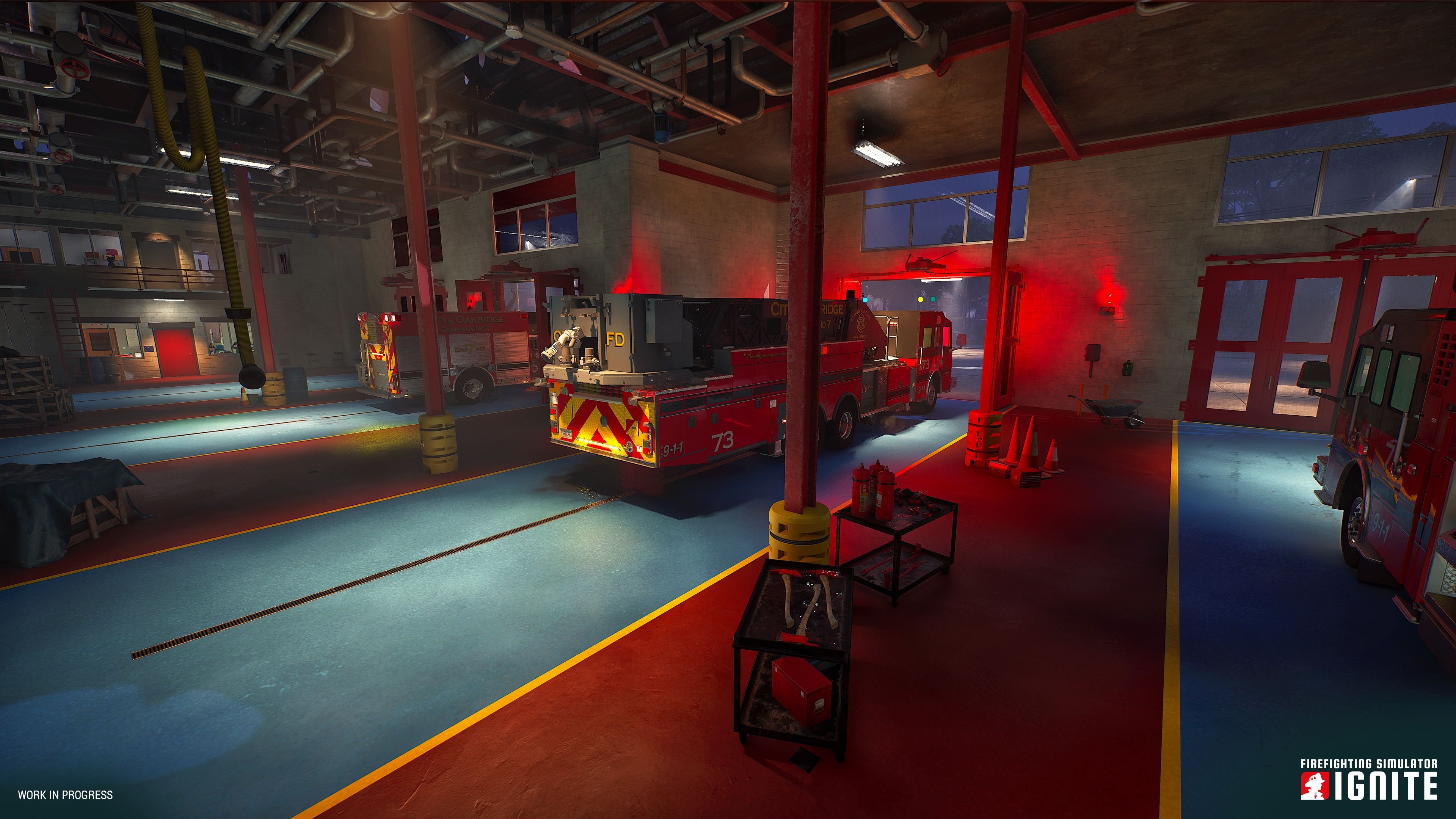 Feuerwehrsimulation angekündigt - Firefighting Simulator: Ignite