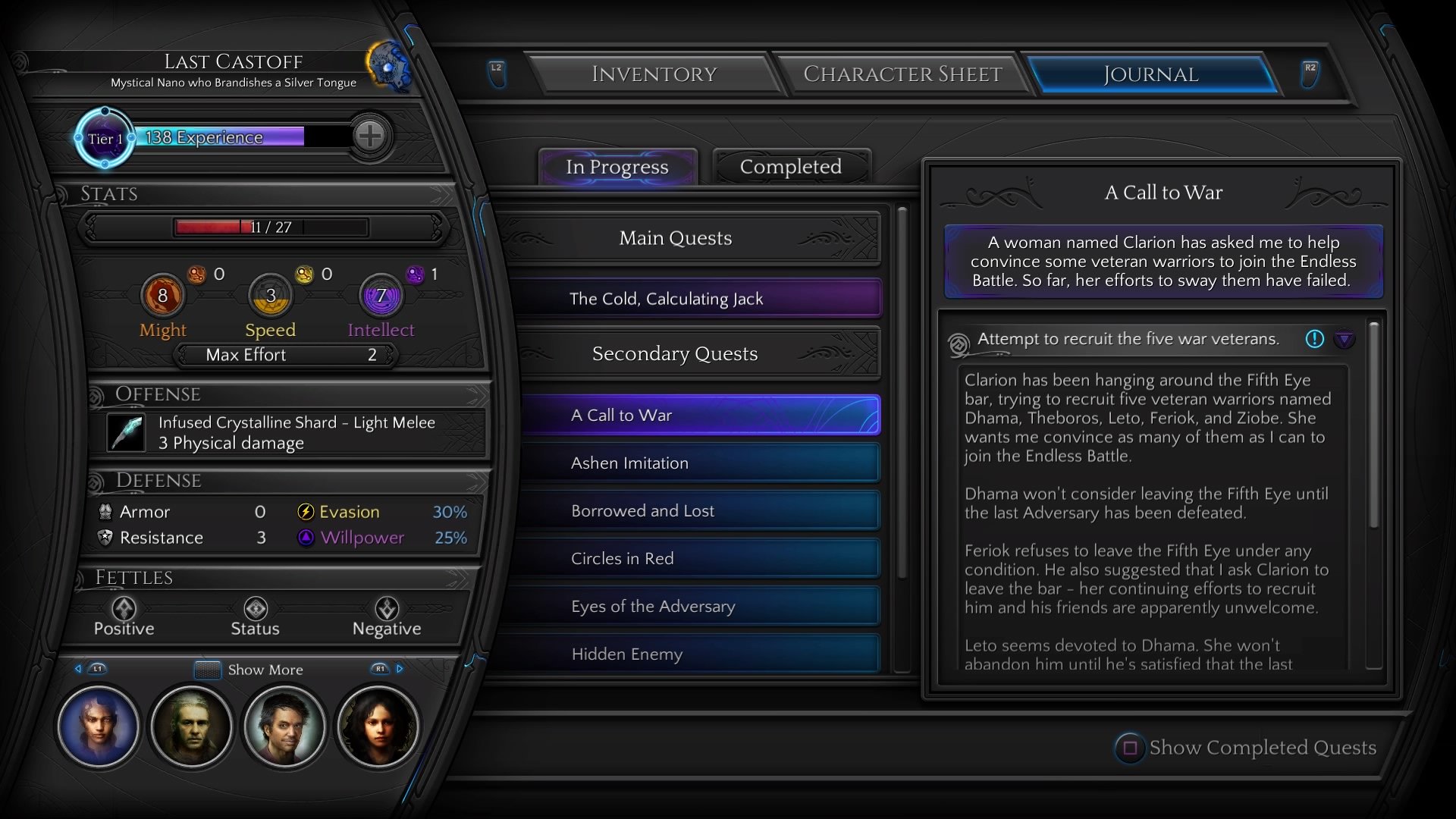 Torment: Tides of Numenera