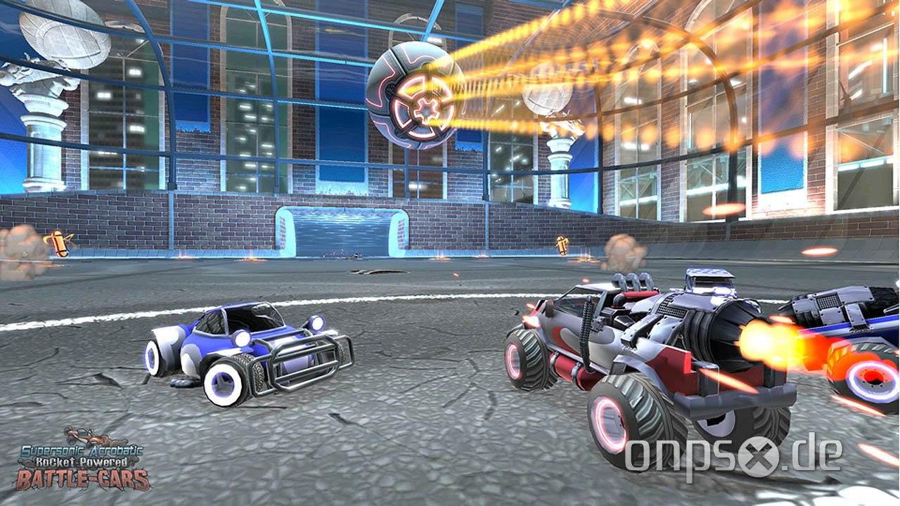 Supersonic Acrobatic Rocket-Powered Battle-Cars