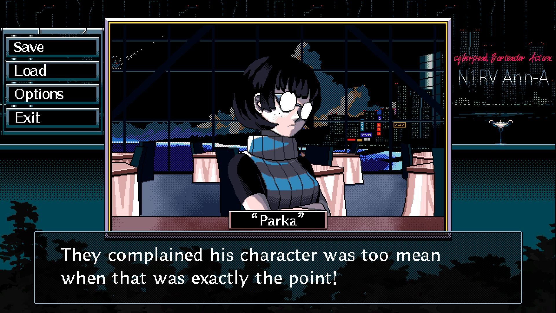 N1RV ANN-A: Cyberpunk Bartender Action