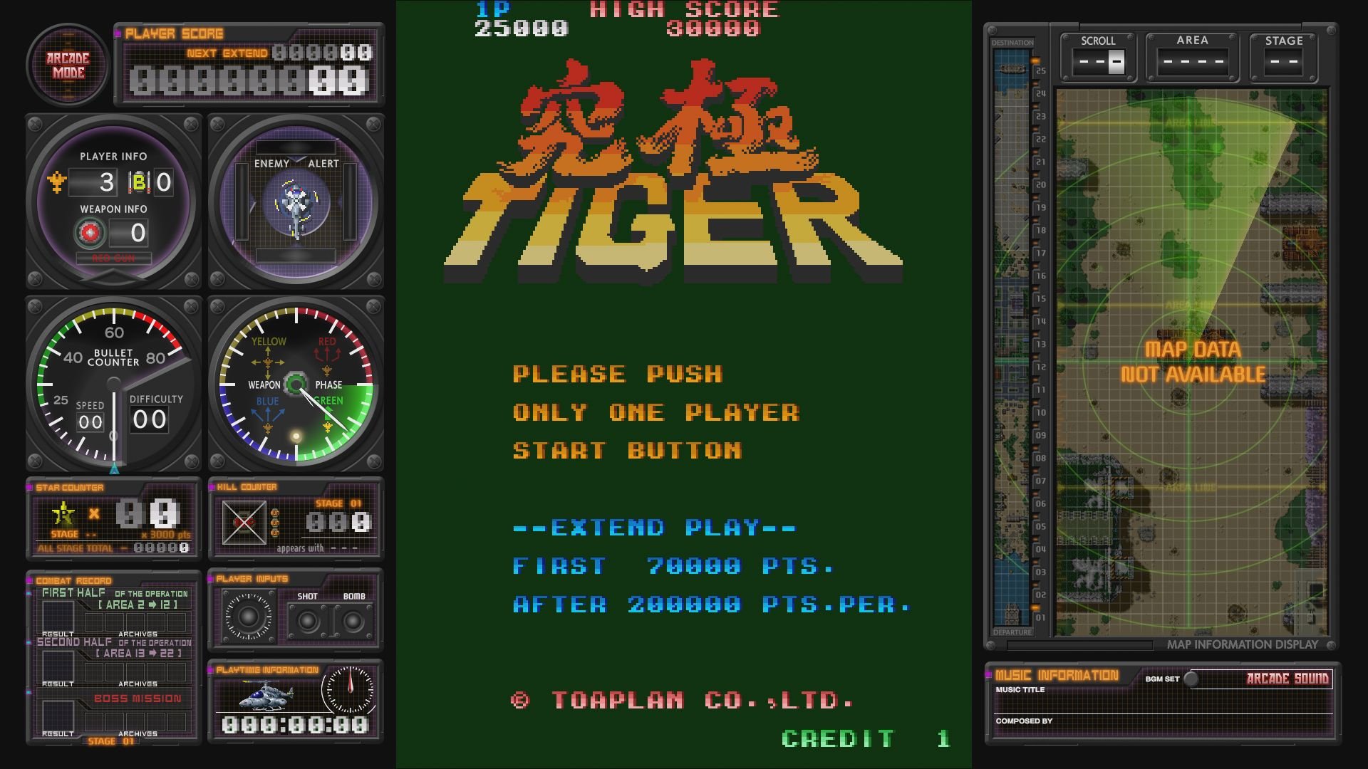 Kyukyoku TigerHeli - Toaplan Arcade Garage