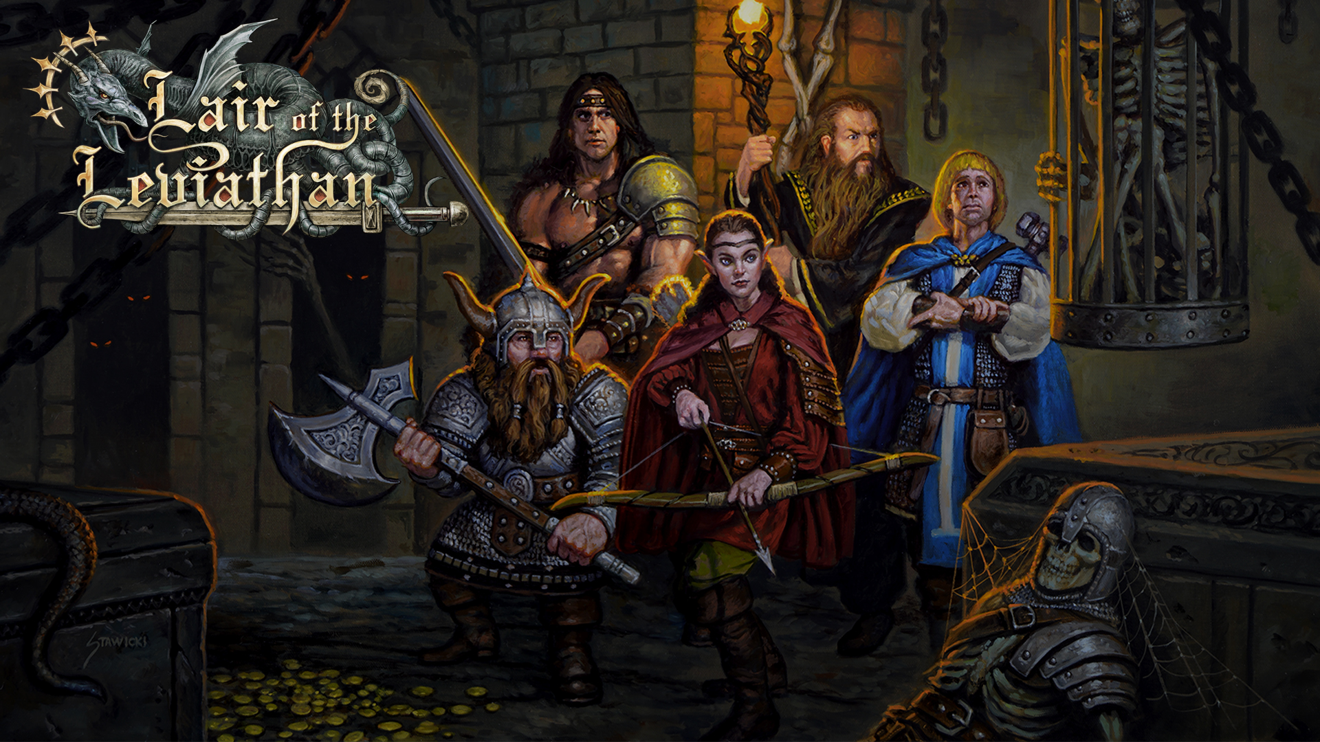 Old School Rollenspiel Lair of the Leviathan angekündigt
