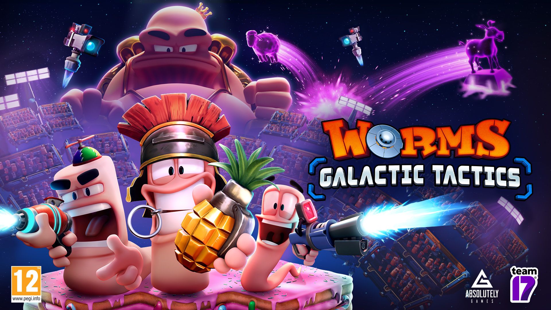 Gamescom 2026 - Worms Galactic Tactics enthüllt